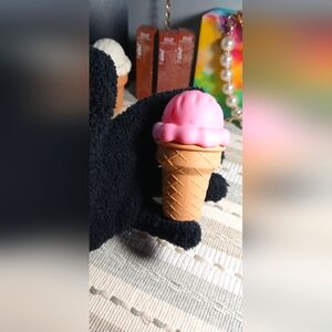 Ice Cream Cone Lipstick , Jewelry, and Keychain Bundle